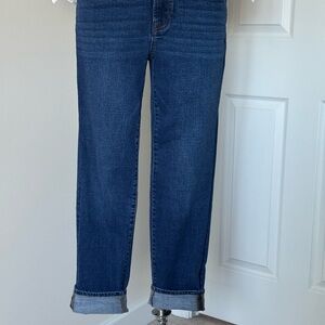Talbots Everyday Relaxed Jean Mid Rise Cotton Stretch Women's Jeans Size 2